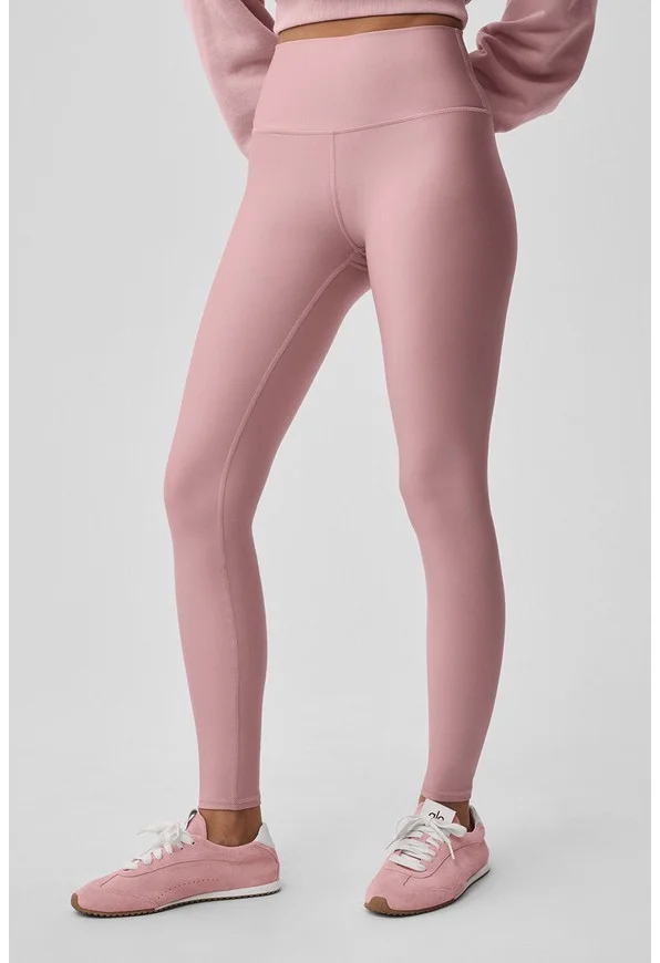 High-Waist Airlift Legging - Vintage Pink - Vintage Pink / XS / Full 28"