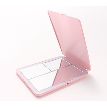 Sunter Folding Travel Mirror w/ Magnification Panels & Light