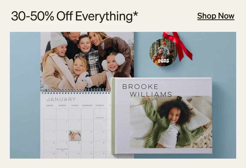 30-50% off everything is on NOW!