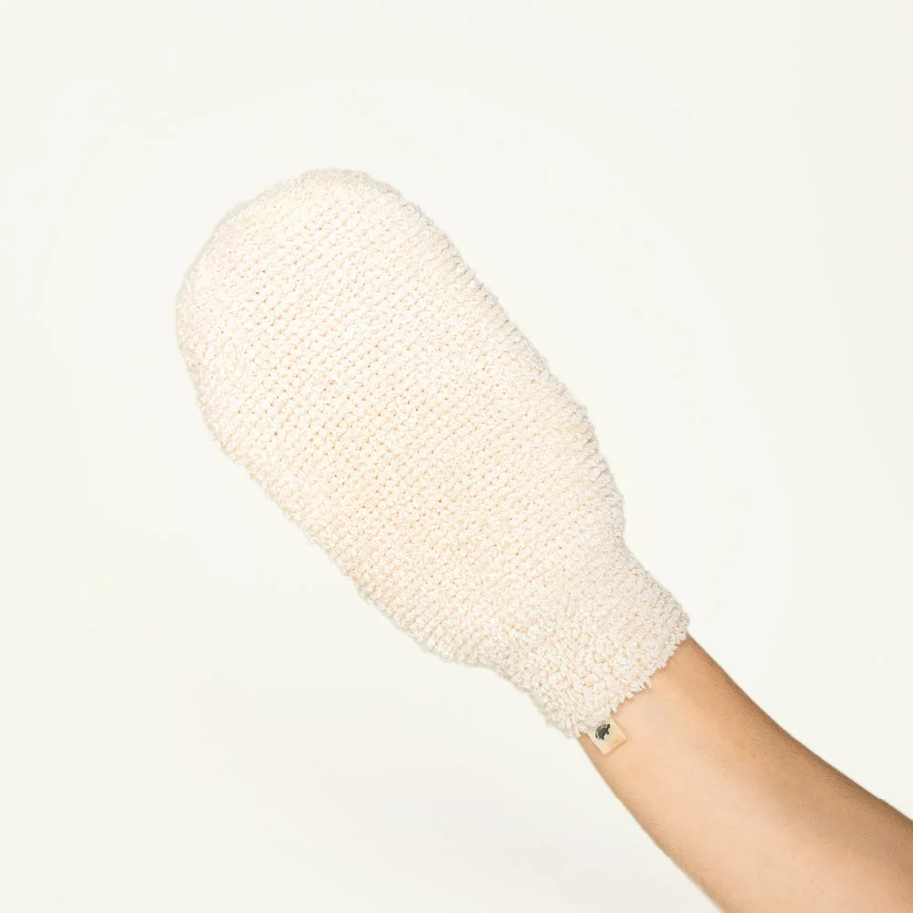 Image of Exfoliating Mitt - Natural Body Scrub Glove