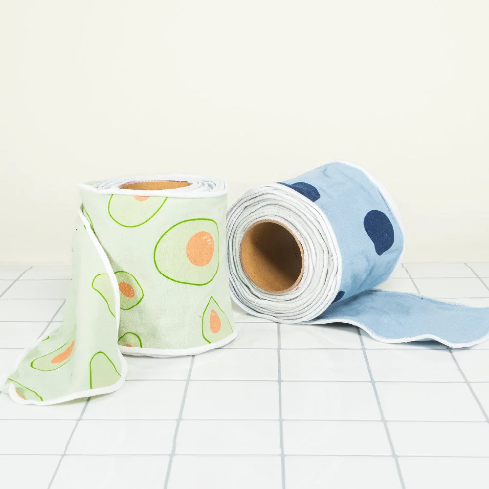 Image of Reusable Toilet Paper – 24 Piece Toilet UnPaper Roll
