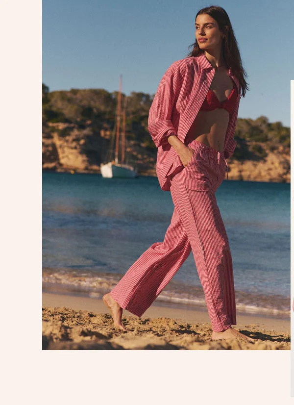 Josie Seersucker Drawstring Pant