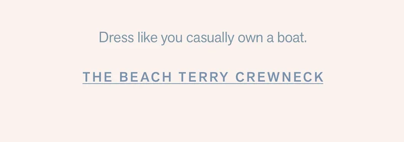 Beach Terry Crewneck