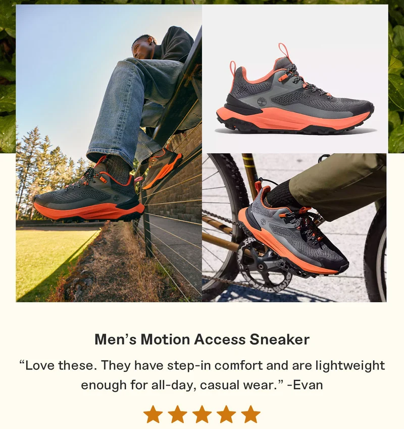 Men's Motion Access Sneaker. "Love these." They have step-in comfort and are lightweight enough for all-day, casual wear." - Evan