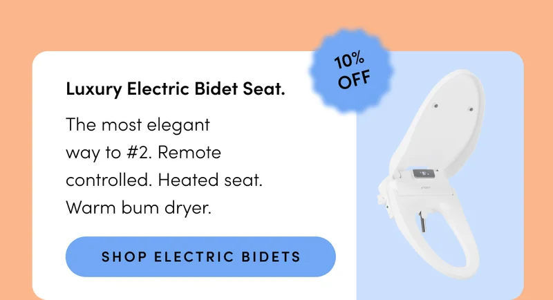 SAVE ON ELECTRIC BIDETS