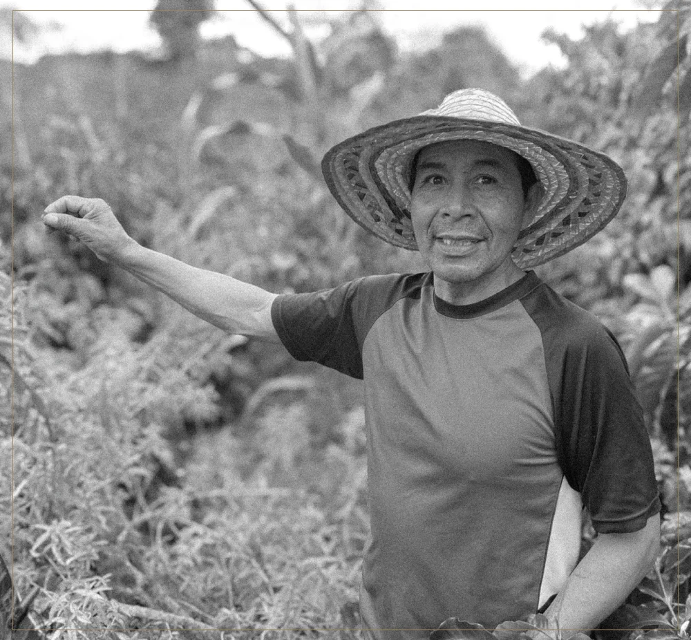 Photo: Fausto Romo on his farm