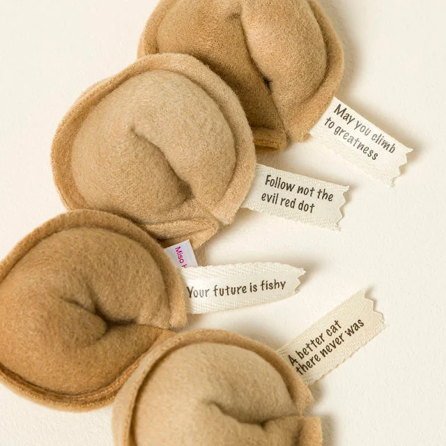 Catnip Fortune Cookie Toy