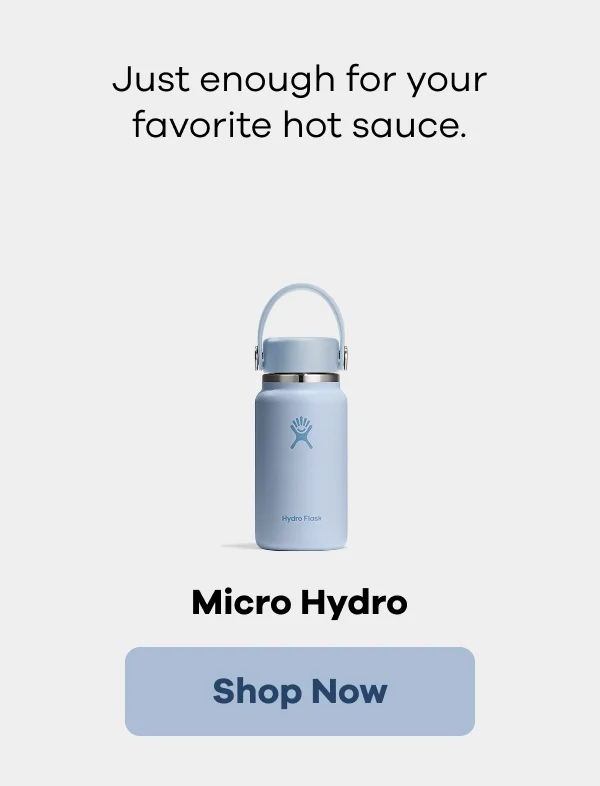Just enough for your favorite hot sauce. Micro Hydro. | Shop Now