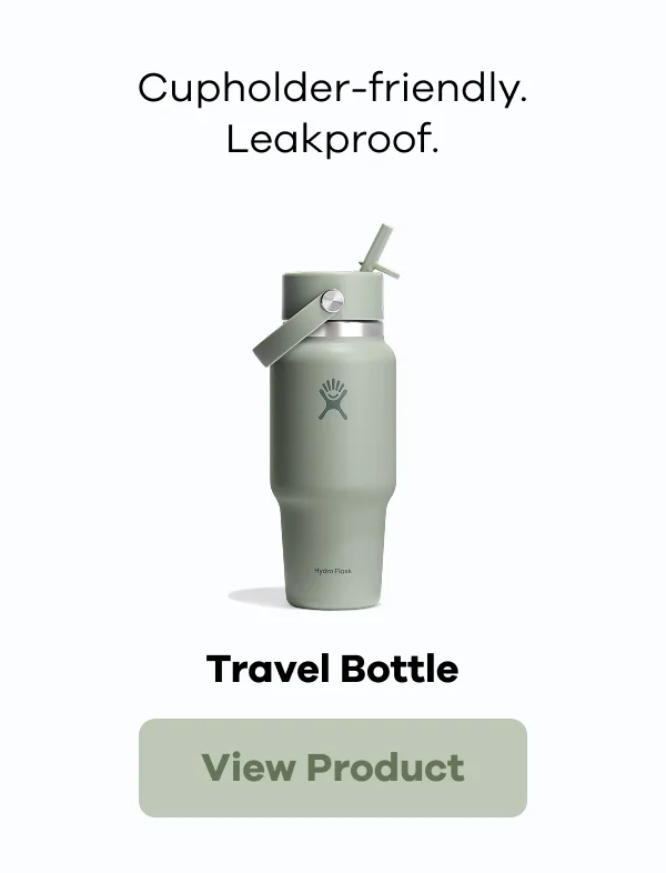 Cupholder-friendly. Leakproof. Travel Bottle. | View Product