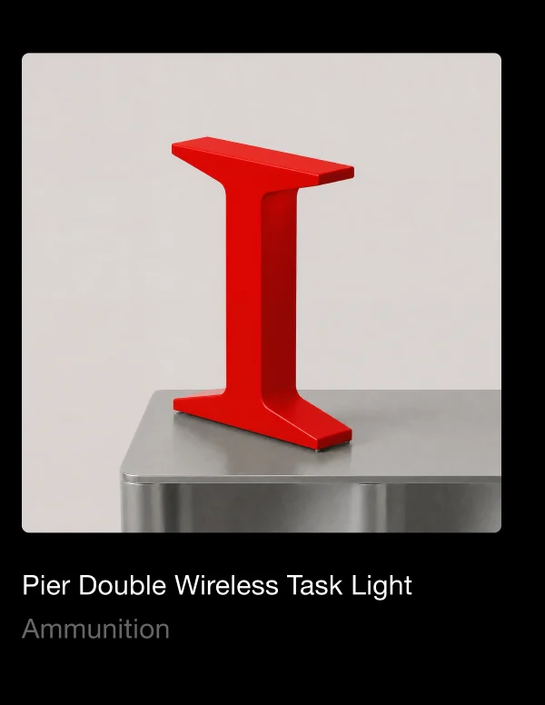 Pier Double Wireless Task Light