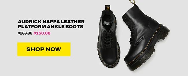 AUDRICK NAPPA LEATHER PLATFORM ANKLE BOOTS