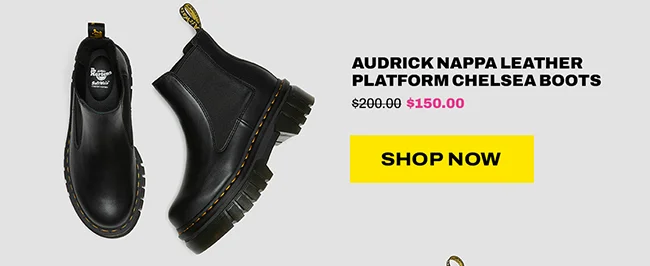 AUDRICK NAPPA LEATHER PLATFORM CHELSEA BOOTS