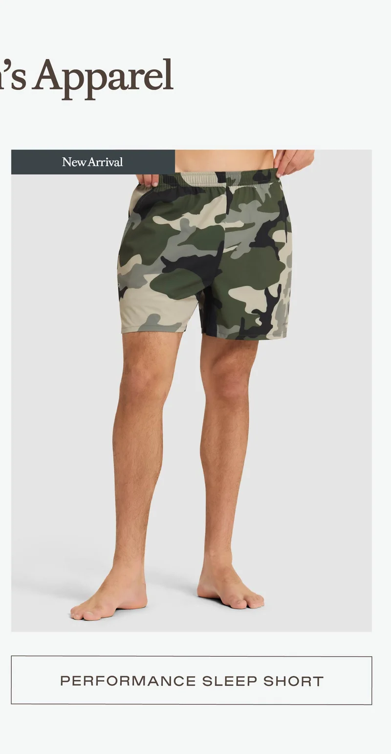 Men's Performance Sleep Short - Show Now Men's Performance Sleep Short - Show Now