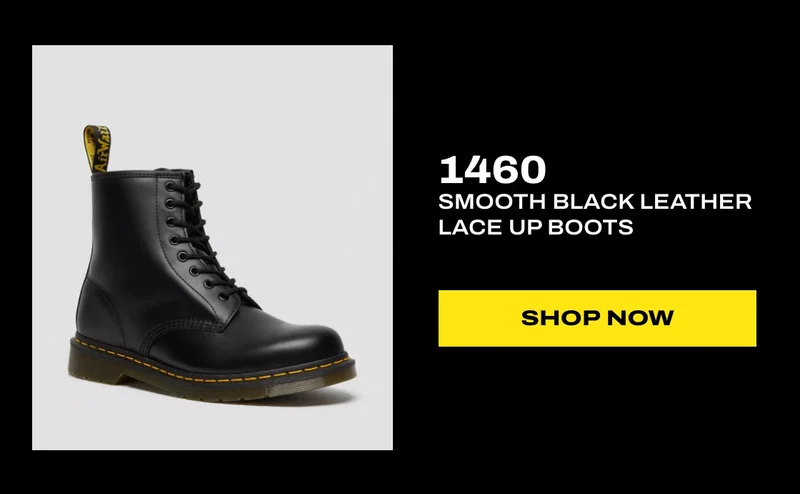 1460 SMOOTH LEATHER LACE UP BOOTS