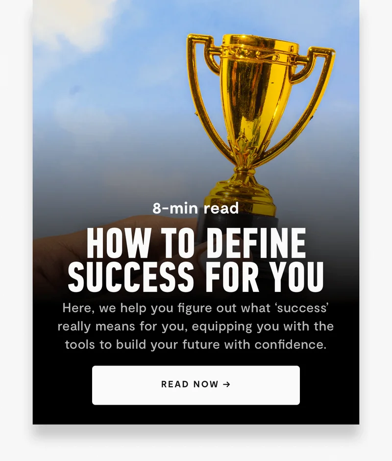 How to define success for you