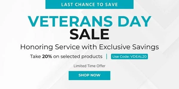 Veterans Sale | Take 20% on Selected Products