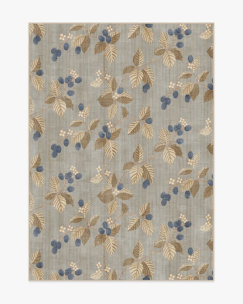 Image of Sanderson Rubus Azure & Fawn Tufted Rug