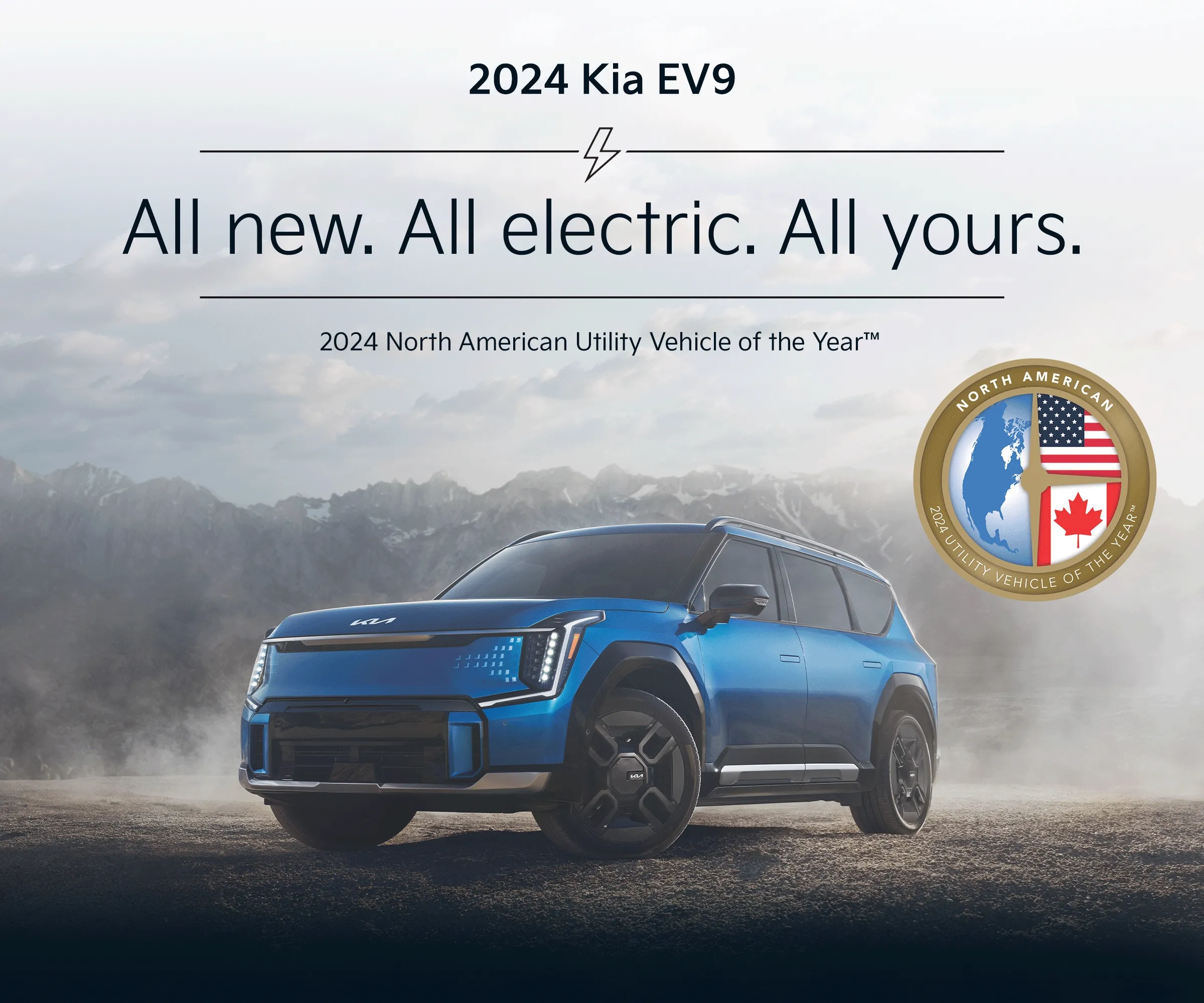 2024 Kia EV9 | All new. All electric. All yours. | 2024 North American Utility Vehicle of the YearTM
