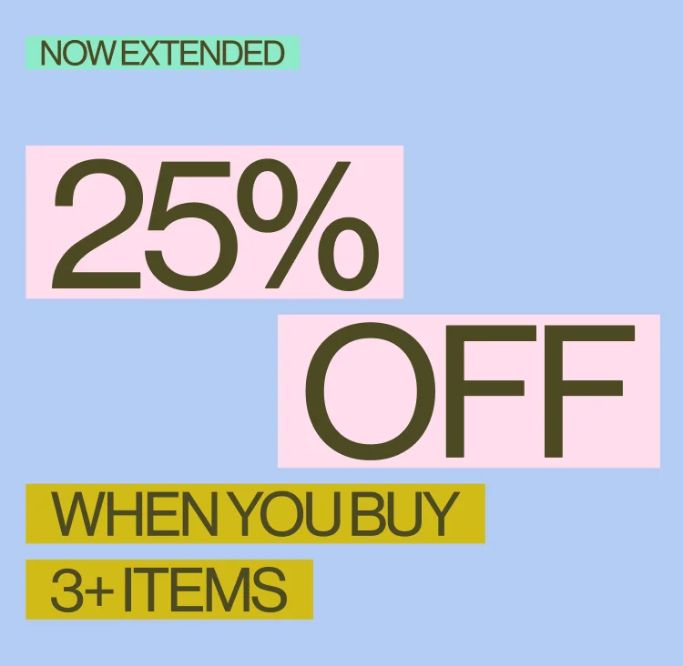 IMAGE-BUY 3 GET 25% OFF
