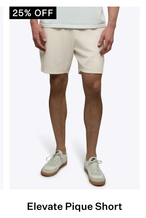 Elevate Pique Short