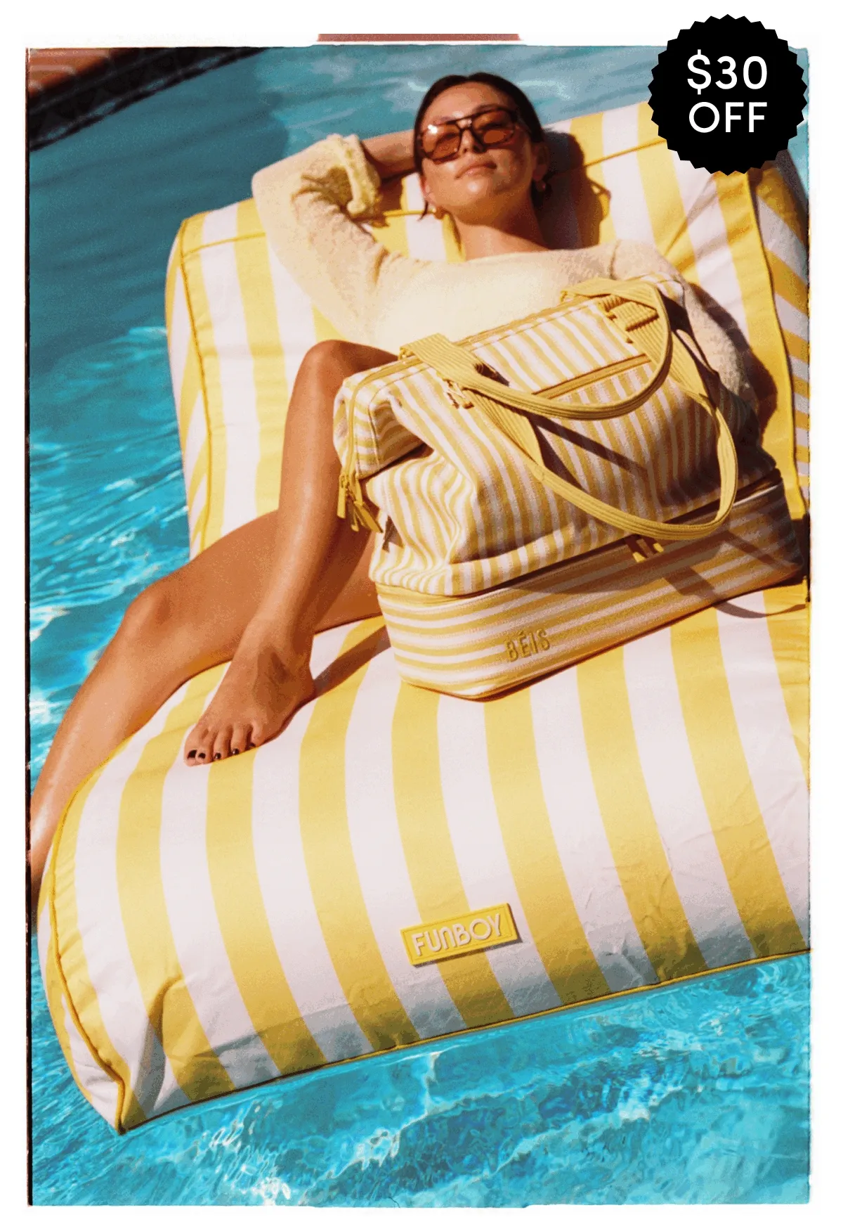Yello Fabric Sunbed