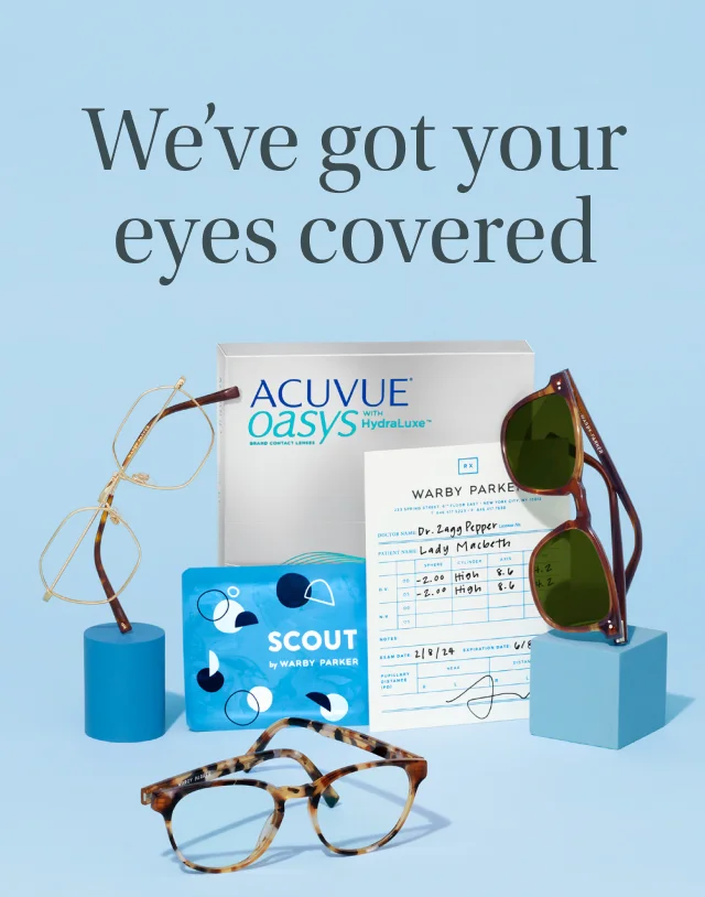 We've got your eyes covered