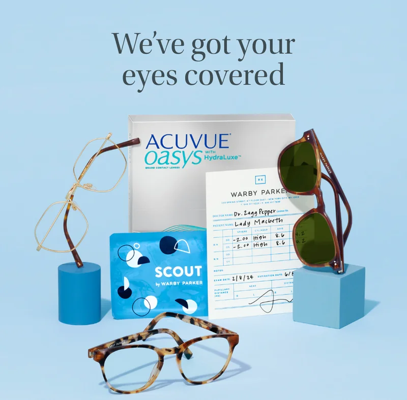 We've got your eyes covered