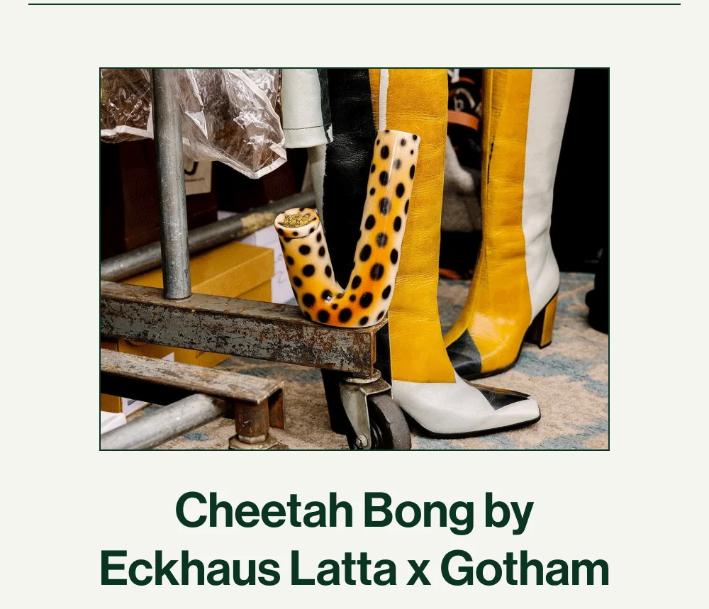 Cheetah Bong by Eckhaus Latta x Gotham