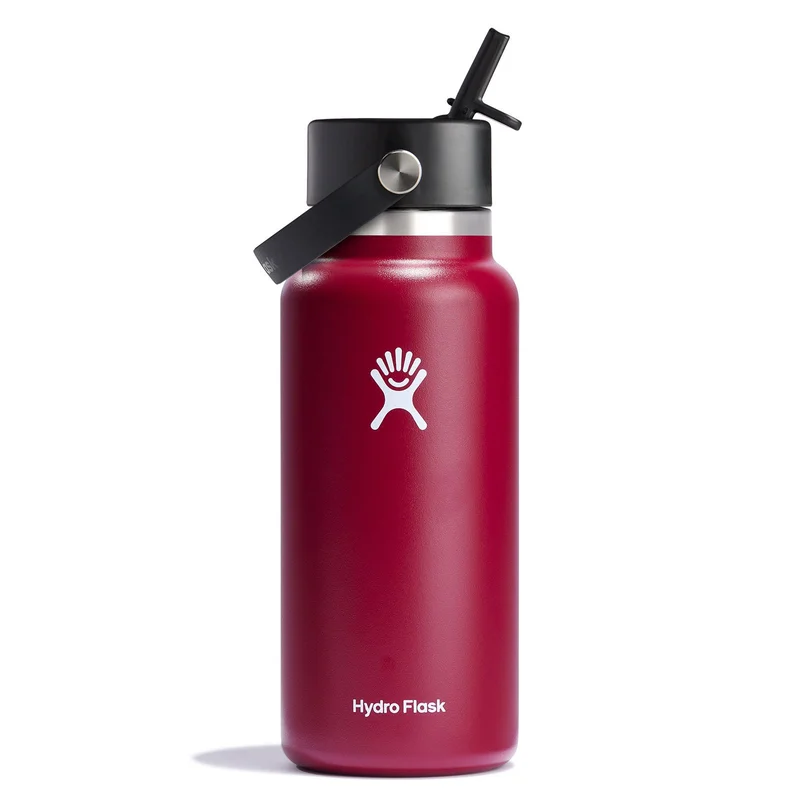 Image of 32 oz Wide Mouth with Flex Straw Cap