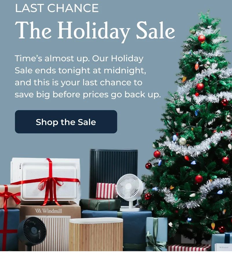 LAST CHANCE The Holiday Sale