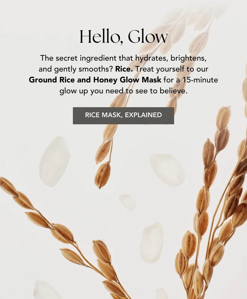 Ground Rice and Honey Glow Mask Blog