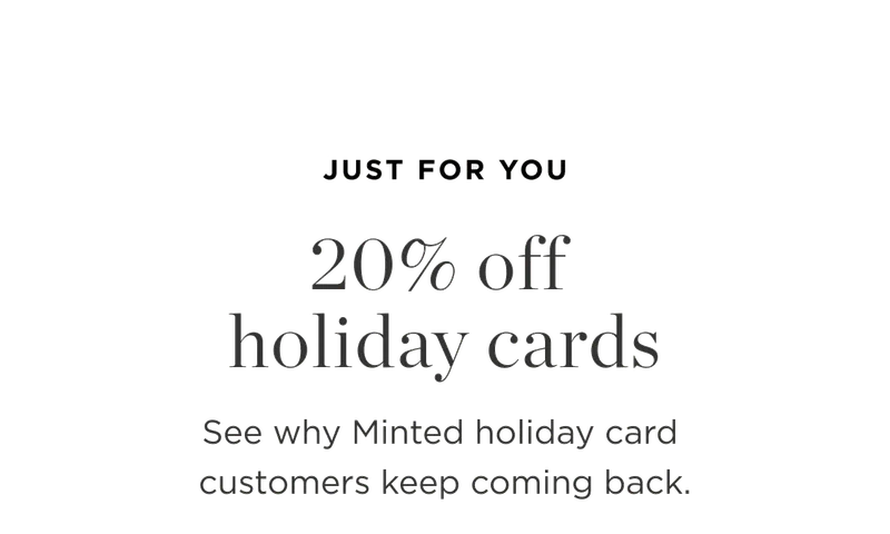 20% Off Holiday Cards