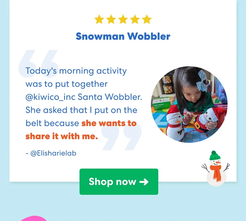 Snowman Wobbler