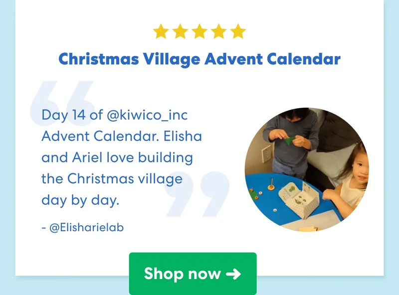 Christmas Village Advent Calendar
