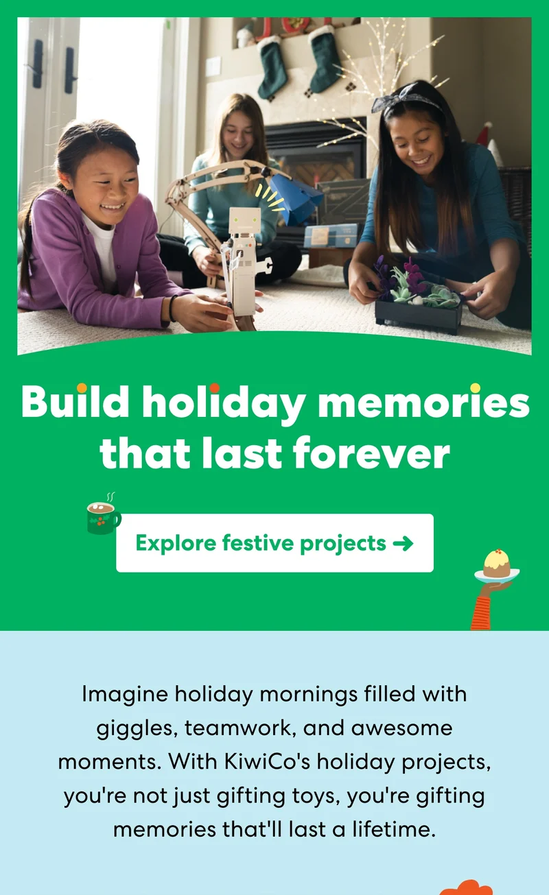 Explore festive projects ->