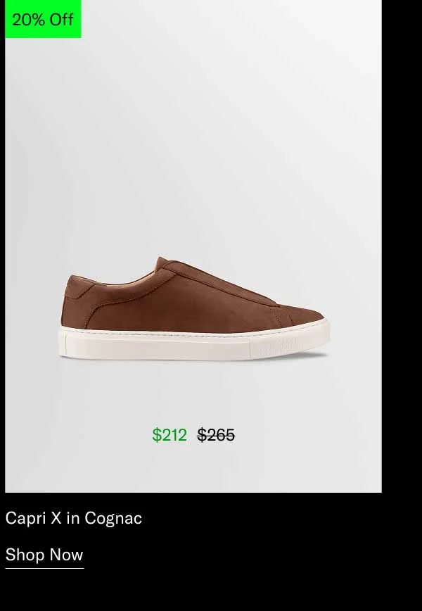 Capri X in Cognac. Shop Now