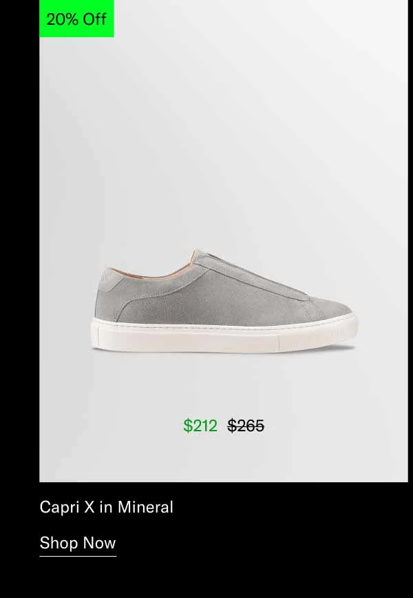 Capri X in Mineral. Shop Now