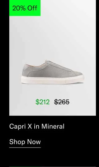 Capri X in Mineral. Shop Now