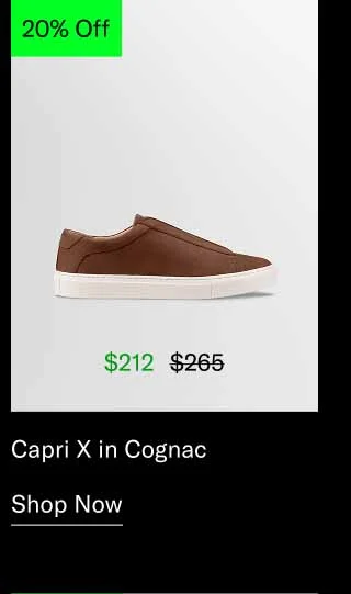 Capri X in Cognac. Shop Now