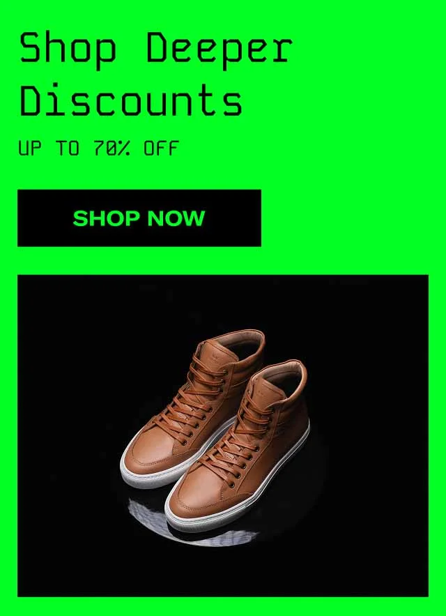 Shop Deeper Discounts Up to 70% off Shop Now
