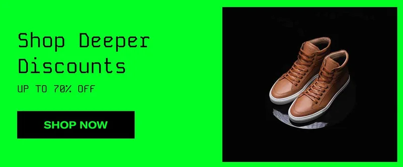 Shop Deeper Discounts Up to 70% off Shop Now