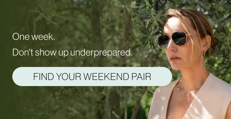 One week. Don't show up underprepared.
