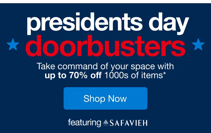 Presidents Day Doorbusters