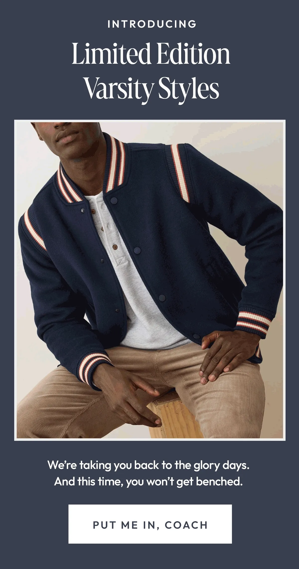 You finally made the team