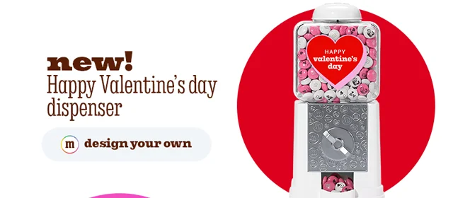 NEW! HAPPY VALENTINE'S DAY DISPENSER