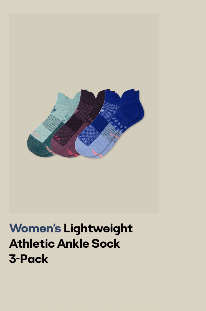 Women's Lightweight Athletic Ankle Sock 3-Pack