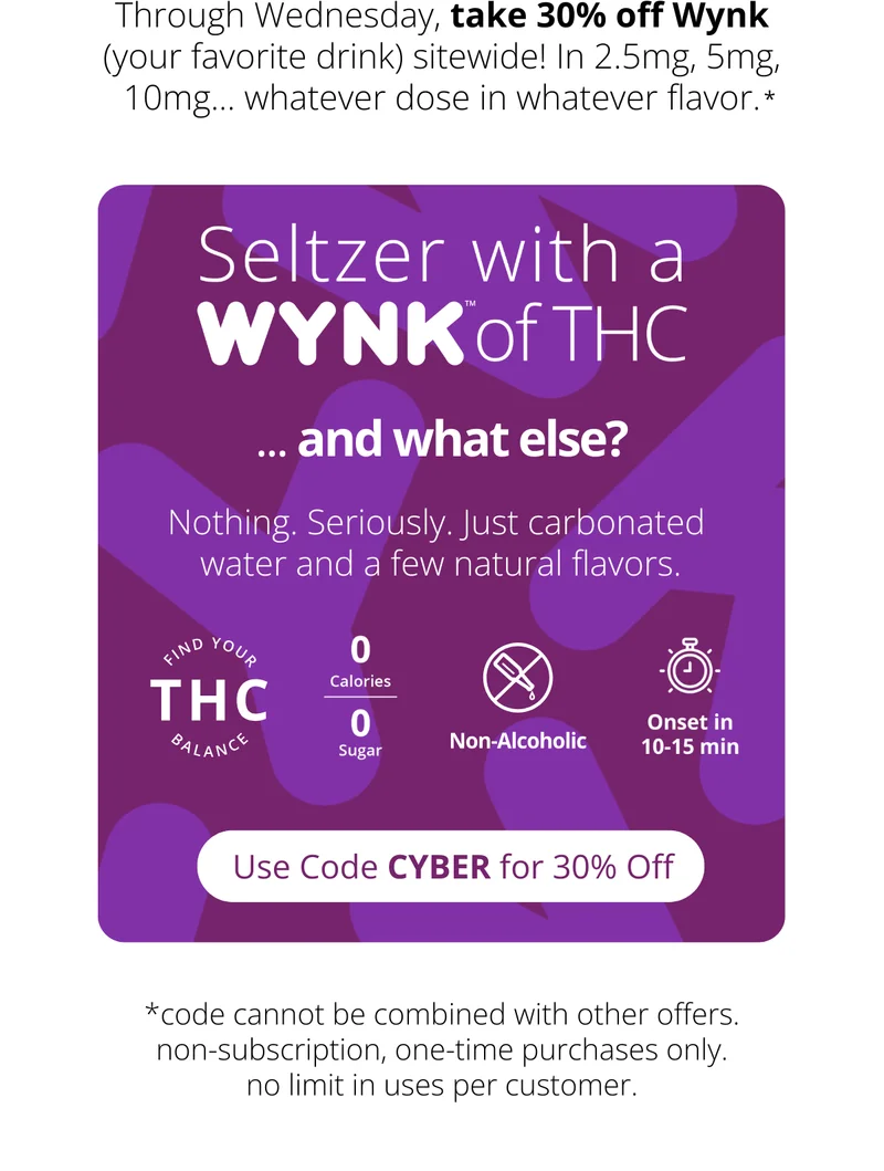Use code CYBER for 30% off sitewide.