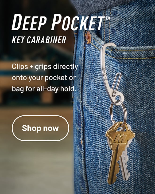 Deep Pocket™ Key Carabiner