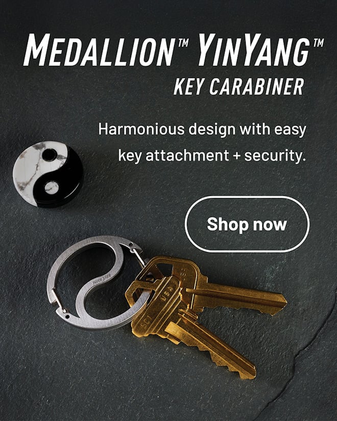 Medallion™ YinYang™ Key Carabiner