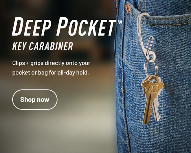 Deep Pocket™ Key Carabiner